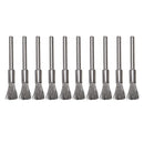 10 pc Stainless Steel 1/4 inch (6mm) Pen Wire Brush