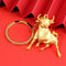 2021 Chinese Ox Year Lucky Pendant Keychain Propitious Gifts Hanging Trinket_kz