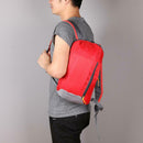 Multifunctional Lightweight Men Women Outdoors Leisure Backpack (Red) A