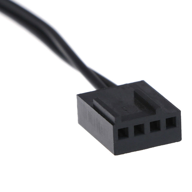 1 To 5 4Pin CPU cooler case fan Hub splitter adapter braided power cableOZ