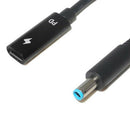 4530 Male To Type-C Bus PD Chip Laptop Adapter Power Charger Connector
