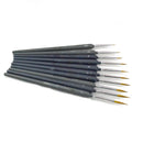 10pcs Artist Weasel Hair Brush Pen for Gouache Watercolor Paint Oil Painti XMA