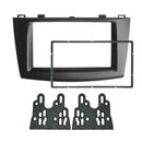 Car Radio Fascia Trim Kit, 9 Inch 2 Din DVD Frame Install Kit for MAZDA 3 2