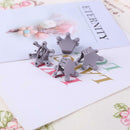 10pcs Crown Hair Clips Children Girls Claw Barrettes Mini Jaw Hairpin (05) A