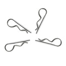 4pcs Marine Stainless Steel R Retaining Clips Spring Cotter Pins 4x80mm