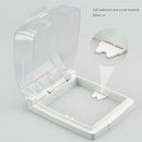 Punch-Free Waterproof Socket Cover Universal  Panel Switch Box Cover Protector