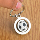 Sports Rotating Football Soccer Keychain Keyring Chain Ring Key AU K9P4.