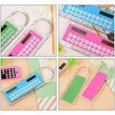 Mini Calculator Fashion Multifunction 10CM Ruler School Office Student Supp C4O5