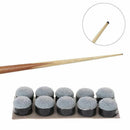 Screw-On Pool Cue Tips Cowhide Replacement Kits Spare Parts For Snooker 10X 13mm