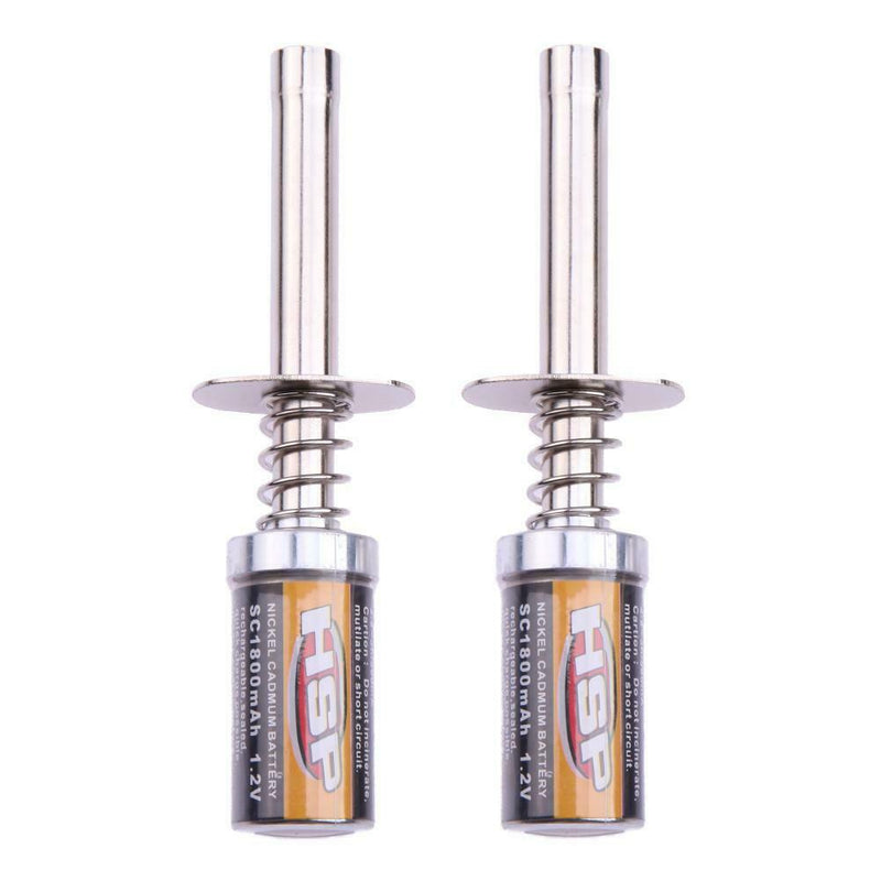2pcs Rechargeable Glow Starter Igniter for 1/10 Hsp 1/8 Gas Nitro Engine RC  K1B