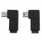 2pcs 90 Degree Micro USB Female to Mini USB Male Adapter Connector #gib