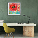 5D DIY Diamond Painting Bright Flower Full Round Drill Embroidery (LG137) A