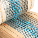 2600 Pcs 130 Values 1/4W 0.25W 1% Metal Film Resistors Assorted Pack Kit