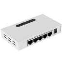 5Port RJ45 1000M Gigabit Ethernet Switch High performance Desktop Hub