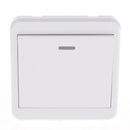 Home Lights Wall Panel ON/OFF Switch Wireless Remote Control with Receiver