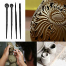 4pcs Carving Pen Pottery Ceramics Clay Sculpture Tools Set DIY Shaper