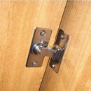 90 Degree Hasp Latch Lock Stainless Steel Windows Doors Anti-Theft Clasp