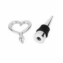 Set Bottle Opener Corkscrews bottle of red wine and bottle stopper heart sh E8K1