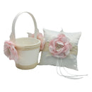 Ring Bearer Pillow & Wedding Flower Girl Basket Set Ceremony Party Decoration