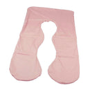 Pregnancy Pillow Case Replace Cover Fits 46"x26" U Shape Body Pillow Pink