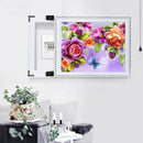 Full Square Diamond 5D DIY Diamond Painting "Butterfly and Flower" Embroide