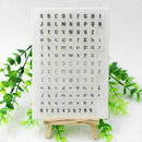 Letters Scrapbook Diy Photo Albums Cards Transparent Chapter Stamp Seal Sil T4P2