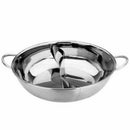 Stainless Steel Hot Pot Kitchen Soup Stock Pot Cookware For Induction Cooke