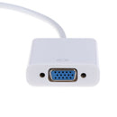 1Pcs HDMI to VGA converter adapter HD 1080P WhiteEBJC&j