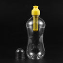 550ML Outdoor Water Bobble Hydration Filter Bottle Filtered Drinking, Yello