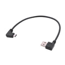 Type C 90 Degree Cable,Male to USB 3.1 C (Type C) Male Left Right Angle Syn M9Z6