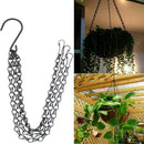Flower Plant Pot Basket Planter Holder Hanging Chain Garden Hook For Home w C4F9