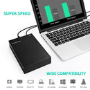 USB 3.0 to SATA External Hard Drive Enclosure Lay-Flat Docking Station 2.5in