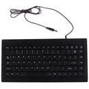 Quiet Mini 97 Keys Mini Multimedia USB Wired Keyboard For Laptop PC Office FT