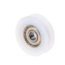 New 6*30*10mm U Groove Metal Shield Nylon Pulley Wheels Roller Ball Bearing 3C