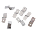 100x Meal Offset Mounting Canvas Z Clips for Photo Picture Framing Supplies