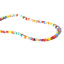 Boho Women Handmade DIY Beaded Letter Choker Necklace Charm Chain Jewelry Gi BX
