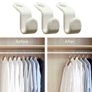 Closet Hanger Saver Space Extension Hook 6pcs I7O4