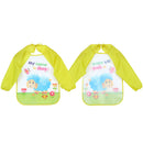Long Sleeve Waterproof Coverall Baby Animals Toddler Scarf Feeding Smock