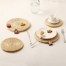 Dining Table Mat Heat Insulation Pot Holder Round Coasters Coffee Drink Tea M5I4