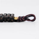Natural Coconut Shell Beads Bracelet Buddha Tibetan Prayer Hand Carved Lucky