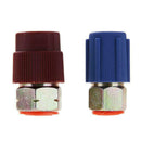 1Set R12 to R134a Conversion Adapter Kit High Low Retrofit Valves 3/8''  7/16''