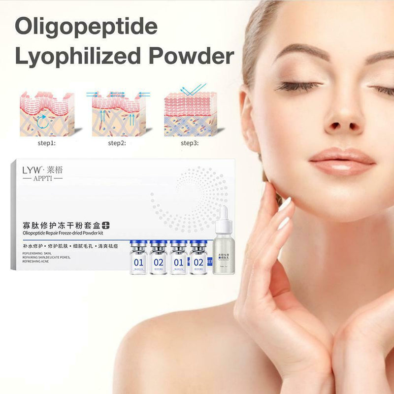 Face Repair Powder Oligopeptide Lyophilized Solution Acne Blood Caps Pore Shrink