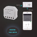 Wifi Smart Switch Module Timer App Voice Control Work With Amazon Alexa Google