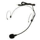 Pack of 8 Condenser Headset Microphone W/ Flexible Wired Boom 3.5mm Mono Black