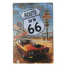 Rustic Metal Tin Sign Poster Plaque Bar Pub Club Wall Home Decor-US ROUTE 66