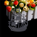 Beautiful Sailing Boat  Metal Cutting Dies Stencils For Scrapbook Paper Card JR