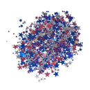 Metalic Sprinkles Star USA 4th of July Table Confetti Scatter Accessories