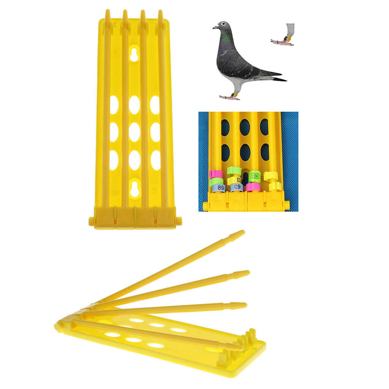 2x Racing Pigeon Foot Place Pigeon Leg Ring Holder Rack Frame