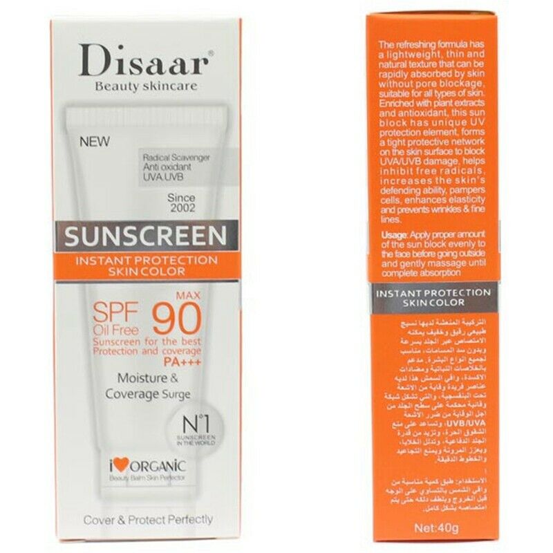 Disaar Skincare Facial Sunscreen With Long Lasting Waterproof Concealer Bb  X3T1