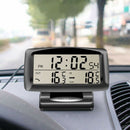 Car Led Thermometer Time Electronic Clock Watch Car Night Light Clock Tempe H4E2